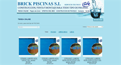 Desktop Screenshot of brickpiscinas.net